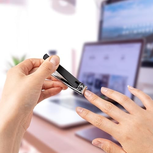 Nail Clippers Set 6 -Pack – Includes Toenail Clippers, Fingernail Clipper, and