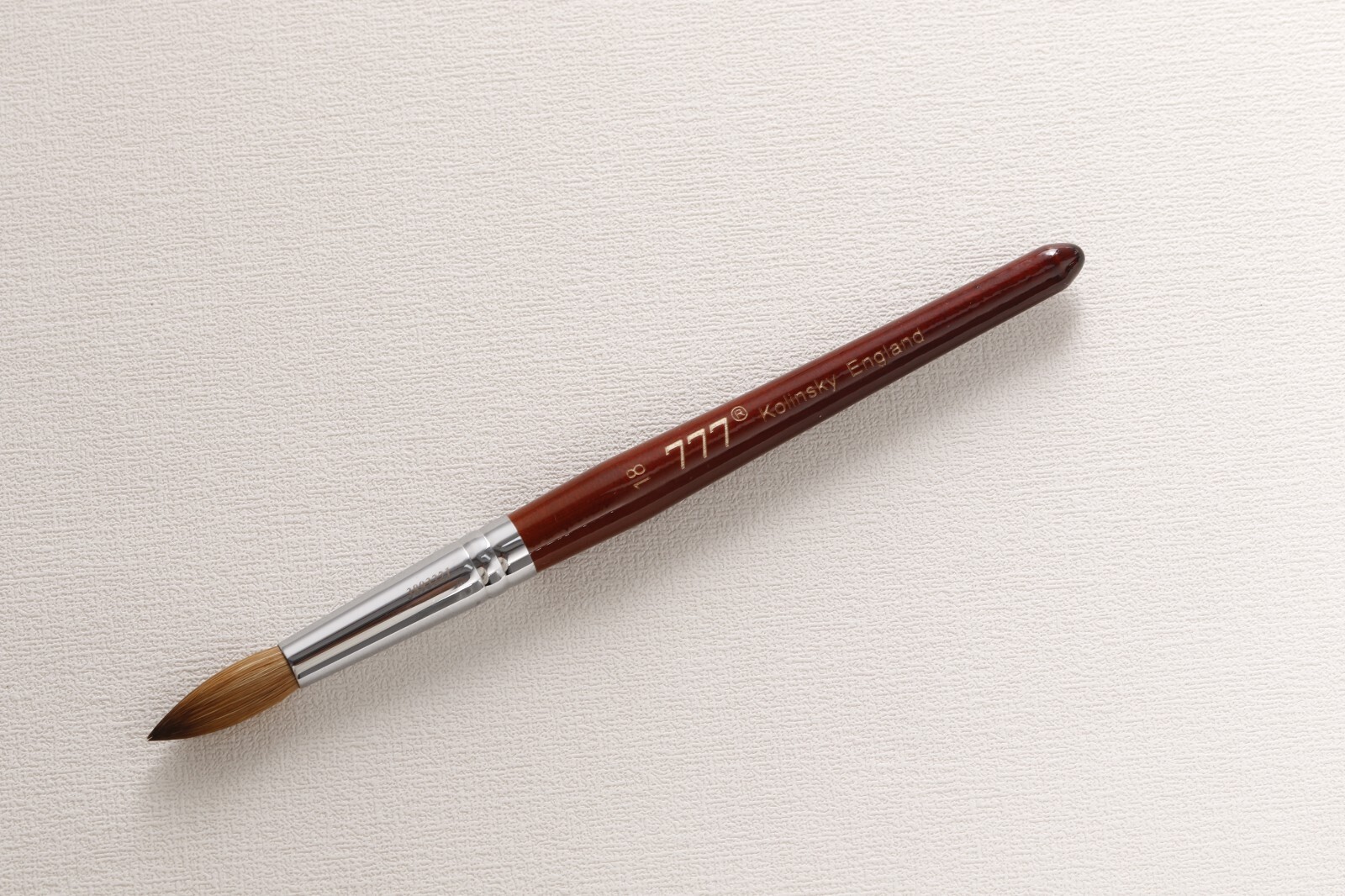 Professional Kolinsky Acrylic Nail Brush Round Wood Handle, smooth and durable