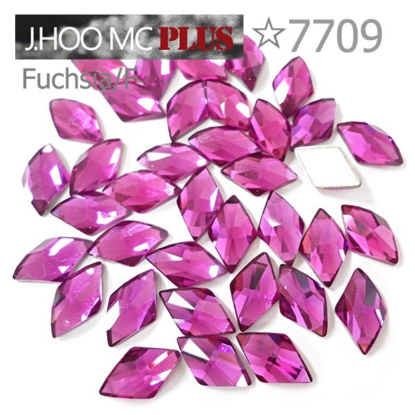 J.HOO Crystal 7709 Rhombus Flat Back Rhinestones 13×8mm Nail Art (6pcs)