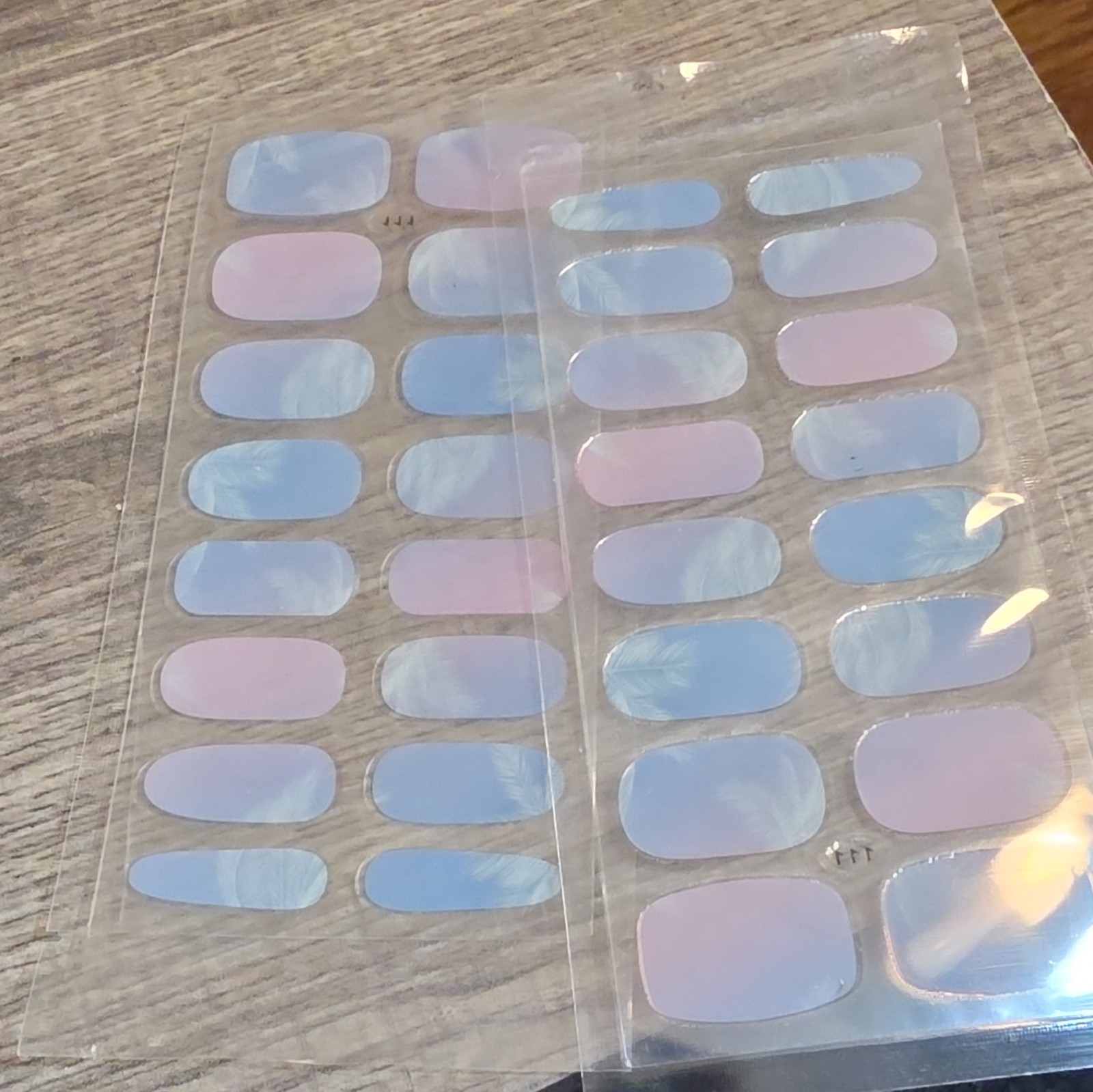 Nail Press On Gel Manicure Lot Of 9