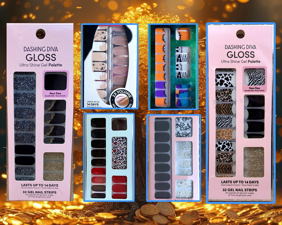 Dashing Diva Gloss Ultra Shine Gel Palette Nail Strips