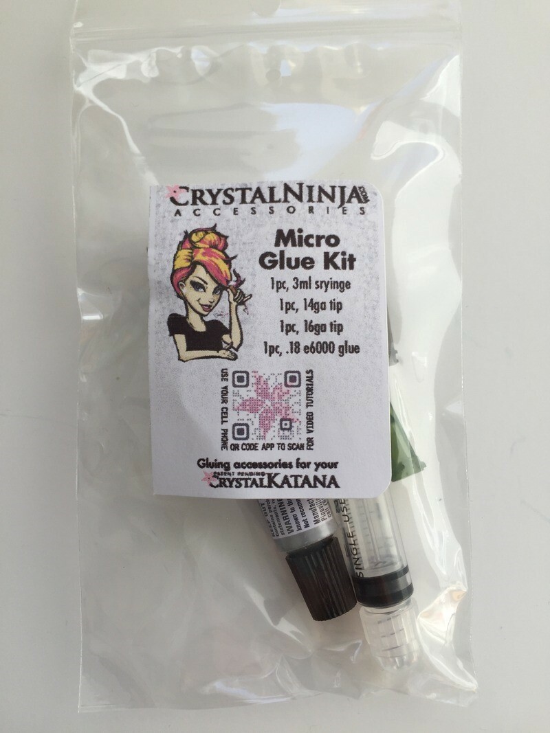 Crystal Ninja Micro Glue Kit with Tips for Jewelry Making and Crafts