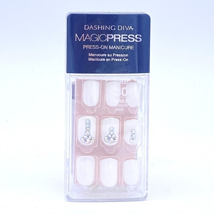 Dashing Diva – Magic Press – Press-On Manicure – Romancing the Stone – 30 Pieces
