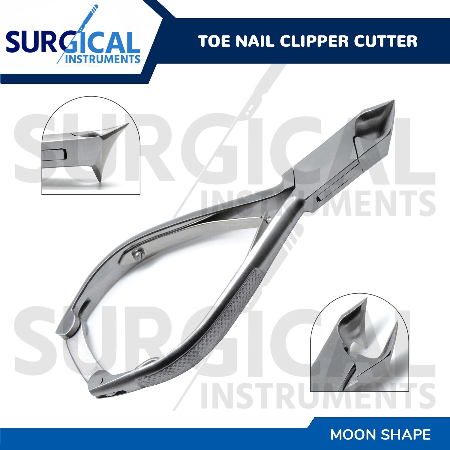 Toe Nail Clipper Cutter Moon Shape Excellent Brand Stainless Steel German Grade