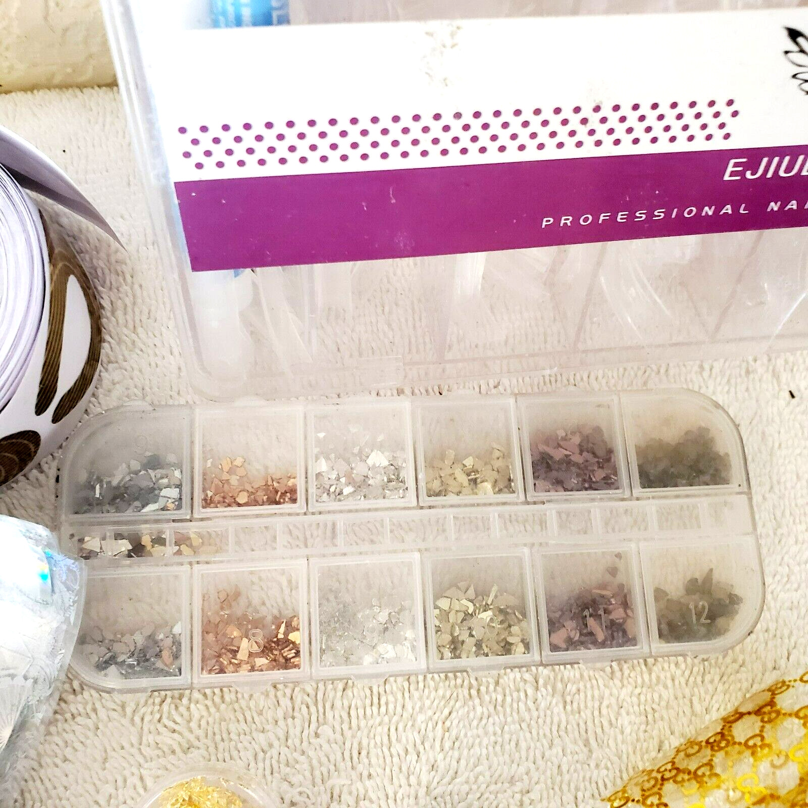 Manicure Nails Glitter Acrylic Gel Make-up Crafts Resin Embellishment Lot