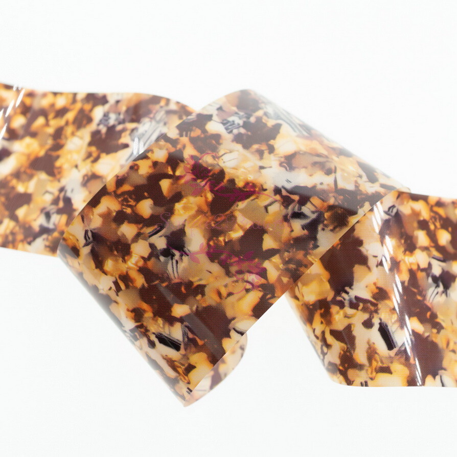 Tortoise Shell Design Transfer Foil Film Wraps Starry Sky Paper Nail Art Decor