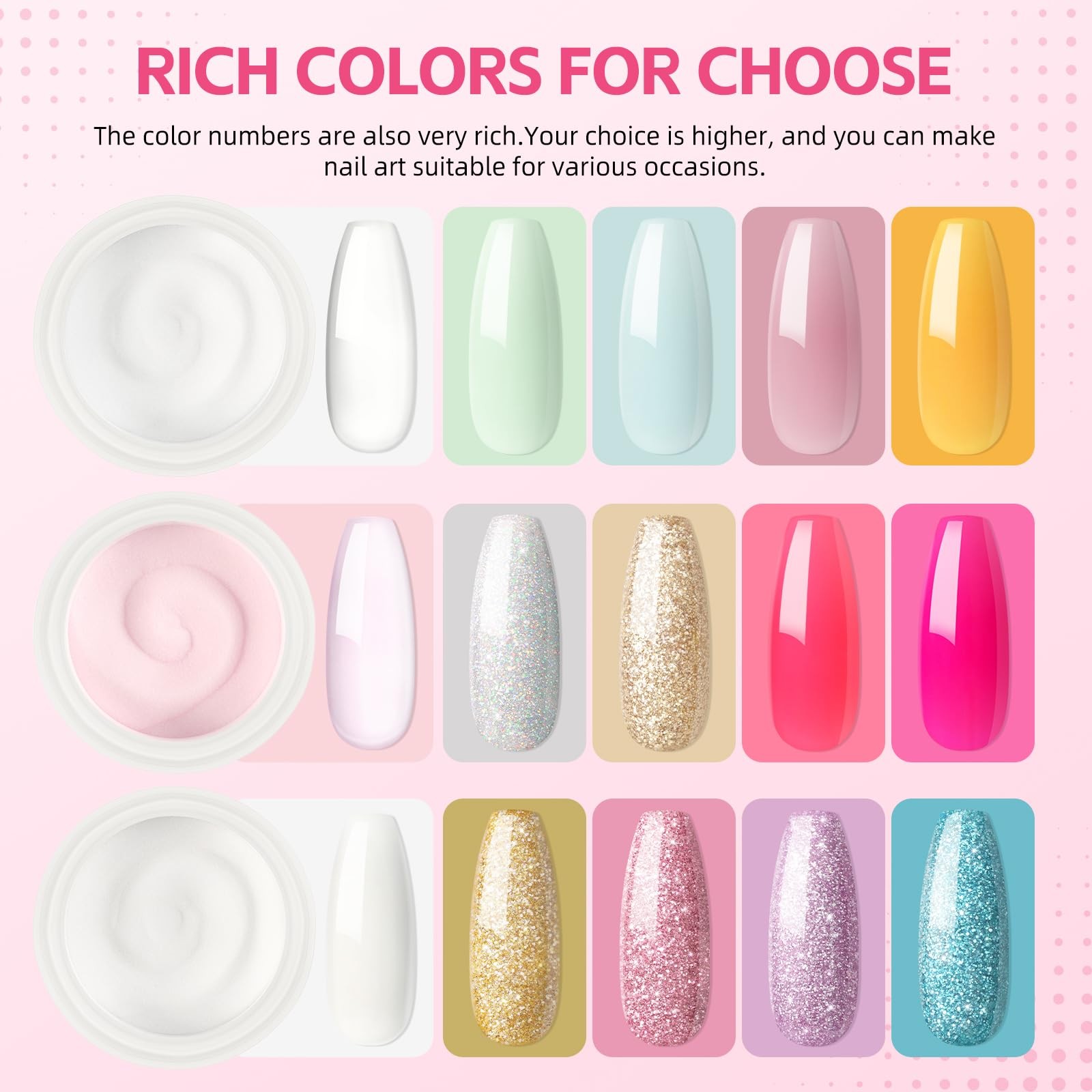 Acrylic Nail Kit for Beginners with Everything Nails Kit Acrylic Set with Dri…