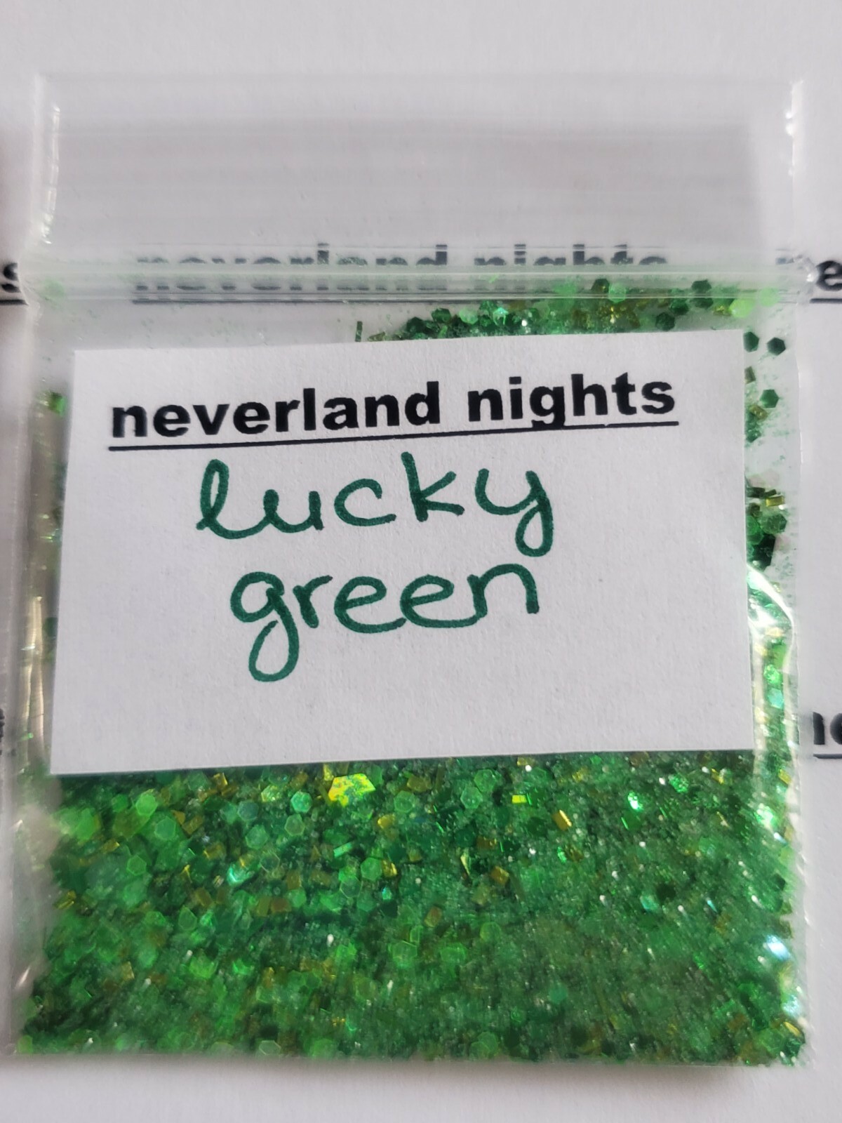 Lucky Green, Green Glitter mix