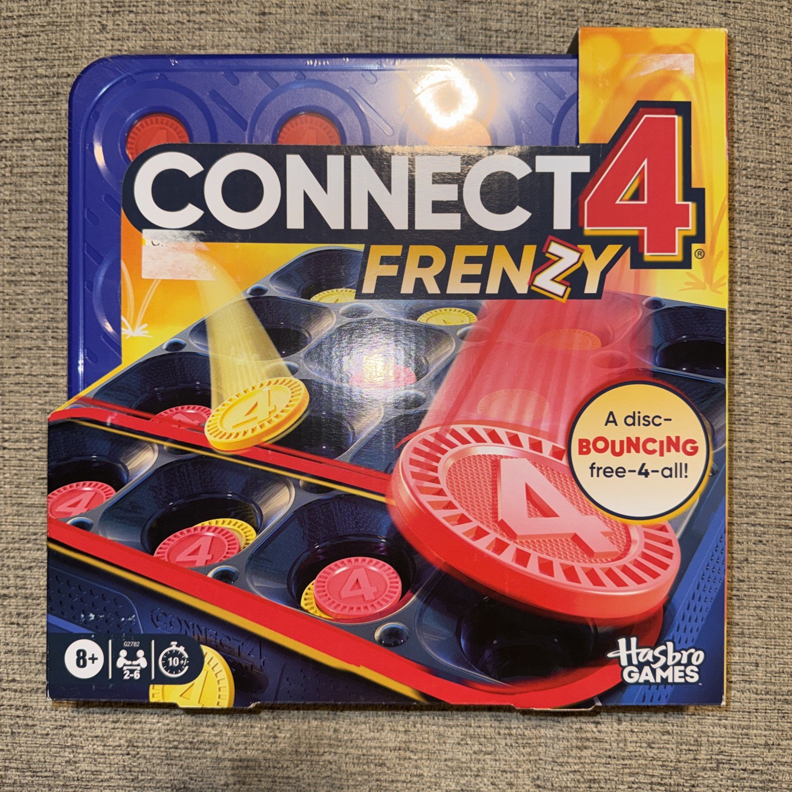 Connect 4 Frenzy Game | Bounce Discs 4 The Win | Family Party Not Applicable