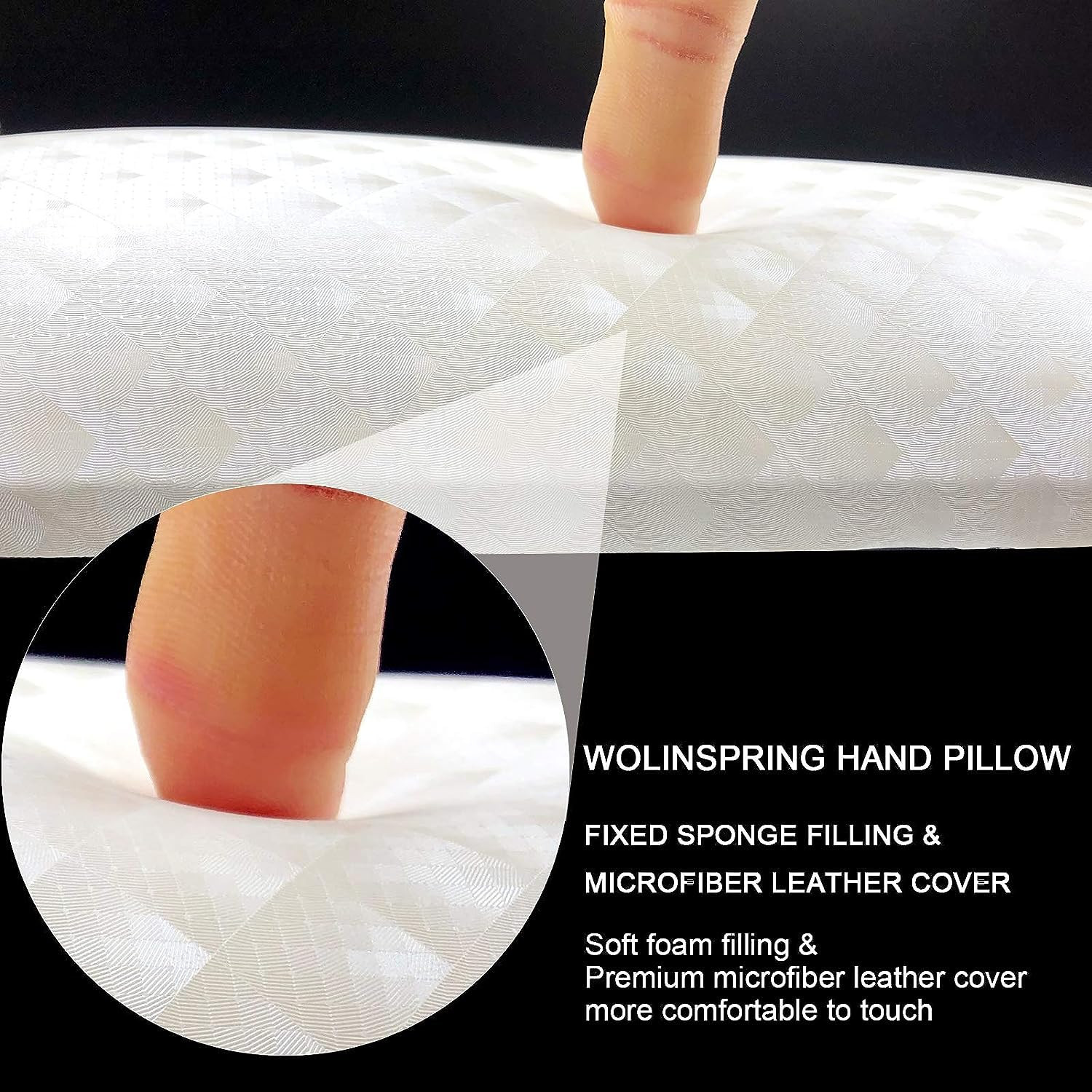 Nail Arm Rest, Hand Rest for Nail Microfiber Soft Leather Manicure Nail Rest wit