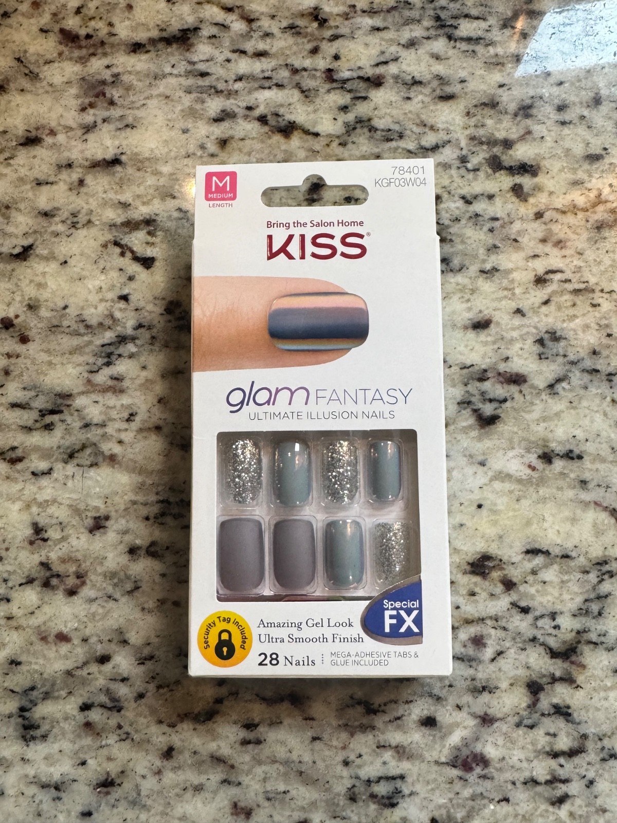 BRAND NEW Kiss Glue-On Nail Sets (3)