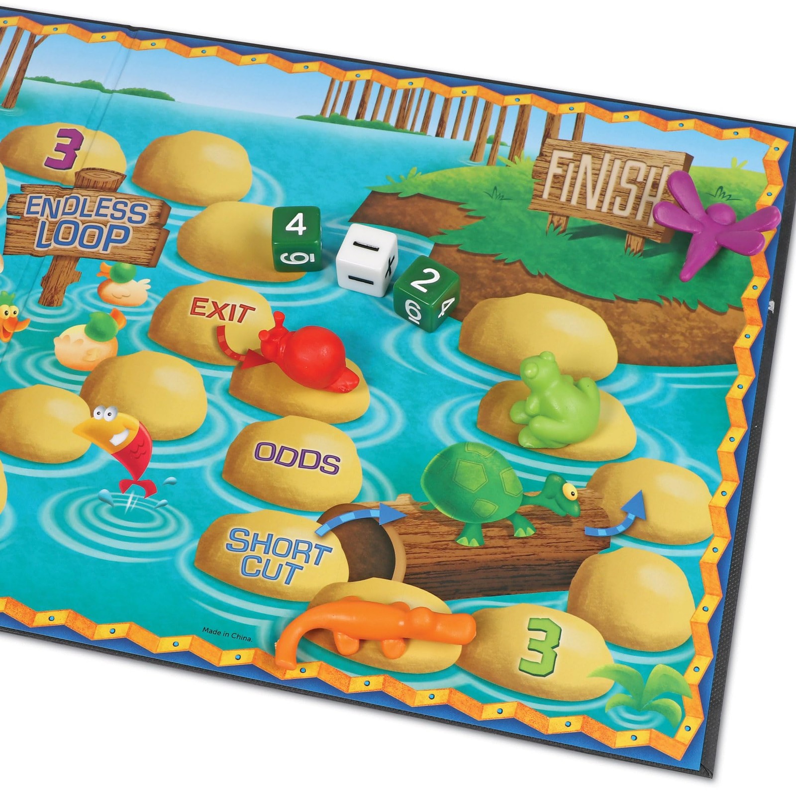 Learning Resources Sum Swamp 10 inches X 10 X 1.5 inches, Multi-color