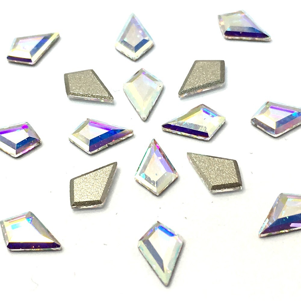 Swarovski Flatbacks No-Hotfix Rhinestones CRYSTAL AB (001 AB) “Pick Your Shape”
