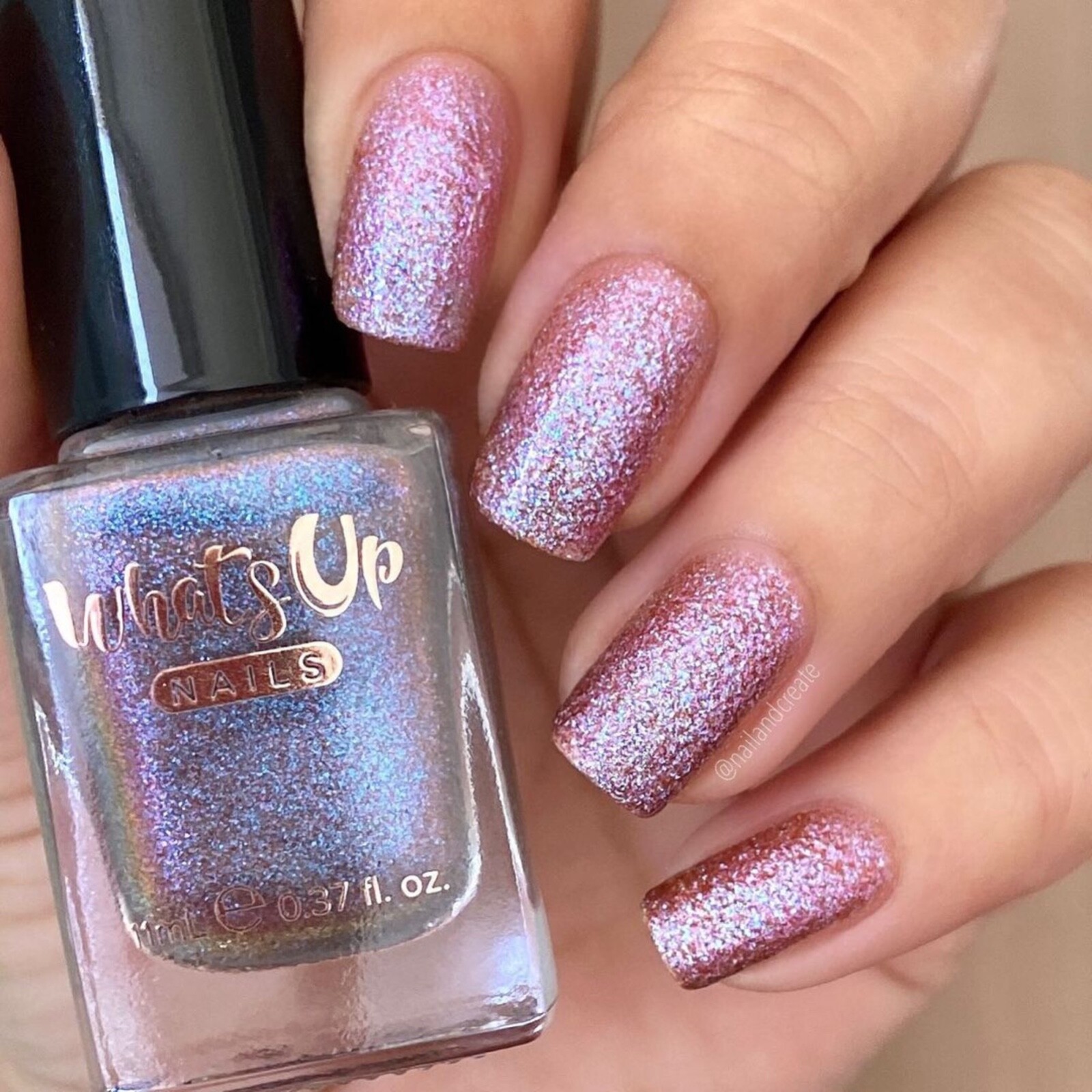 Crystal Nail Polish (Purple Base Blue to Pink Duochrome Shimmer) for Nail Art