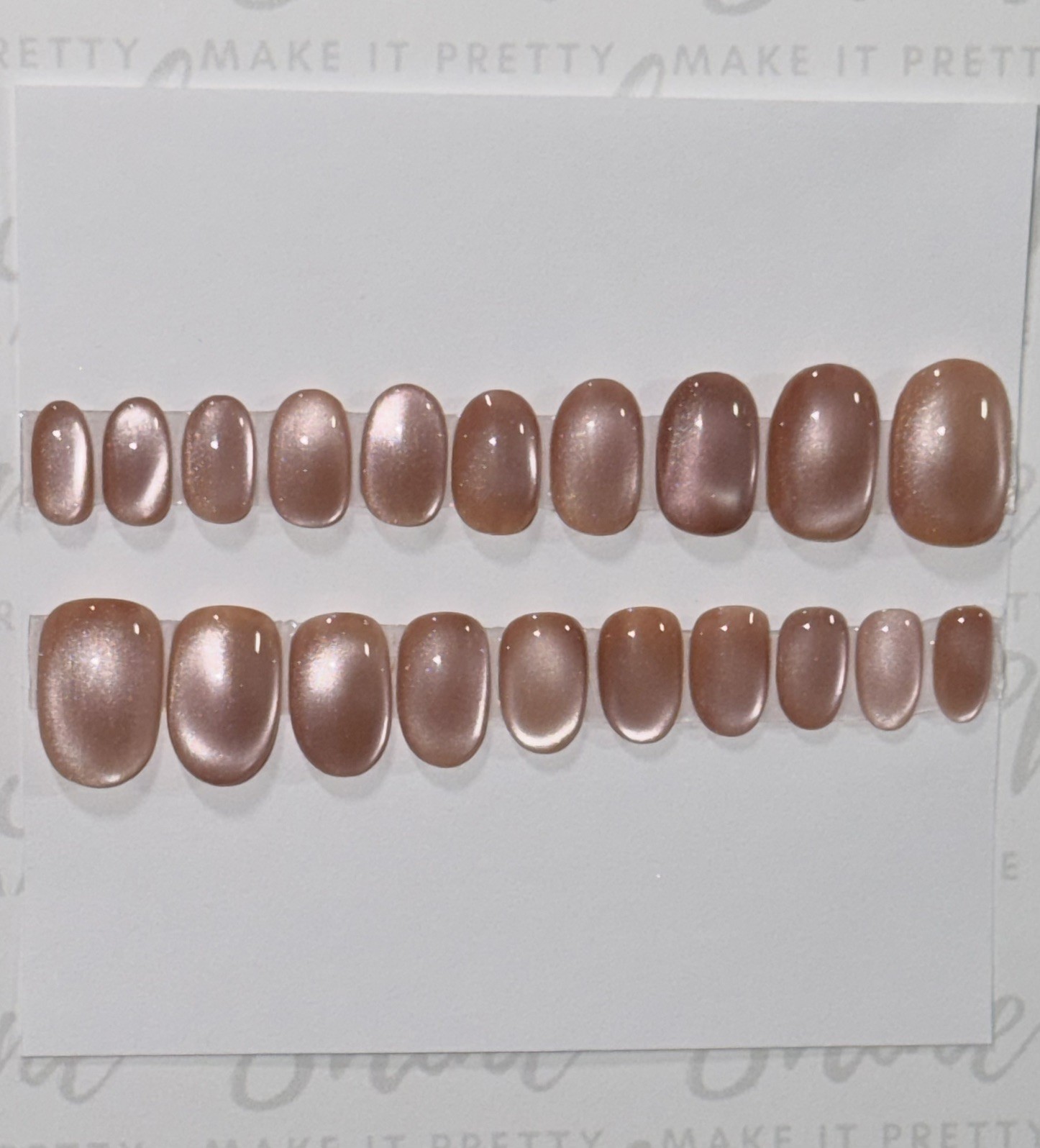 Sphynx Ready to Ship Press-on Nails Oval Shape