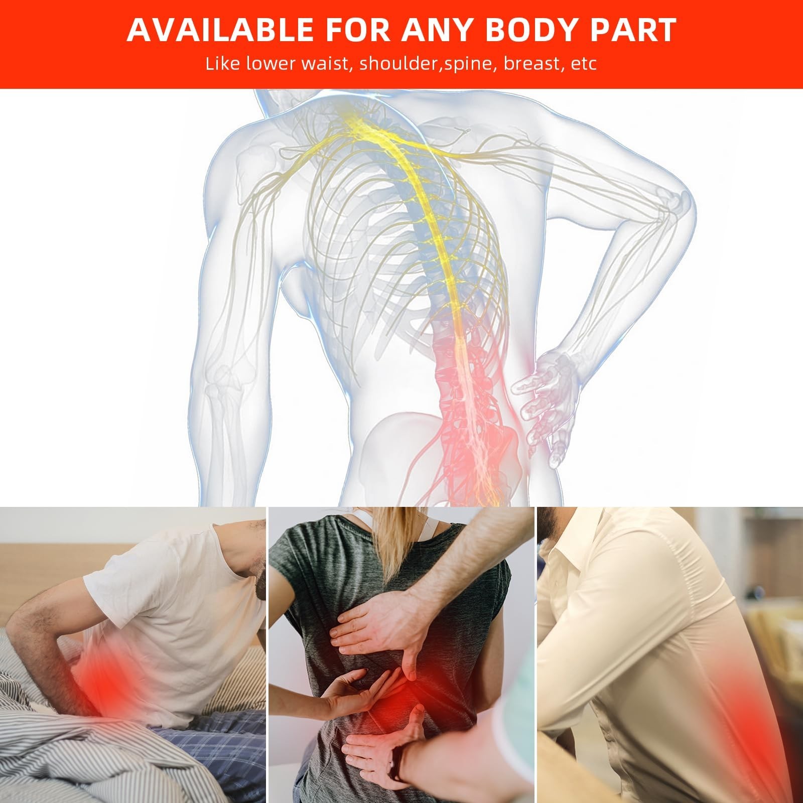 Red Light Therapy Infrared Light Therapy Pad for Body Pain NIR Deep Therapy f…