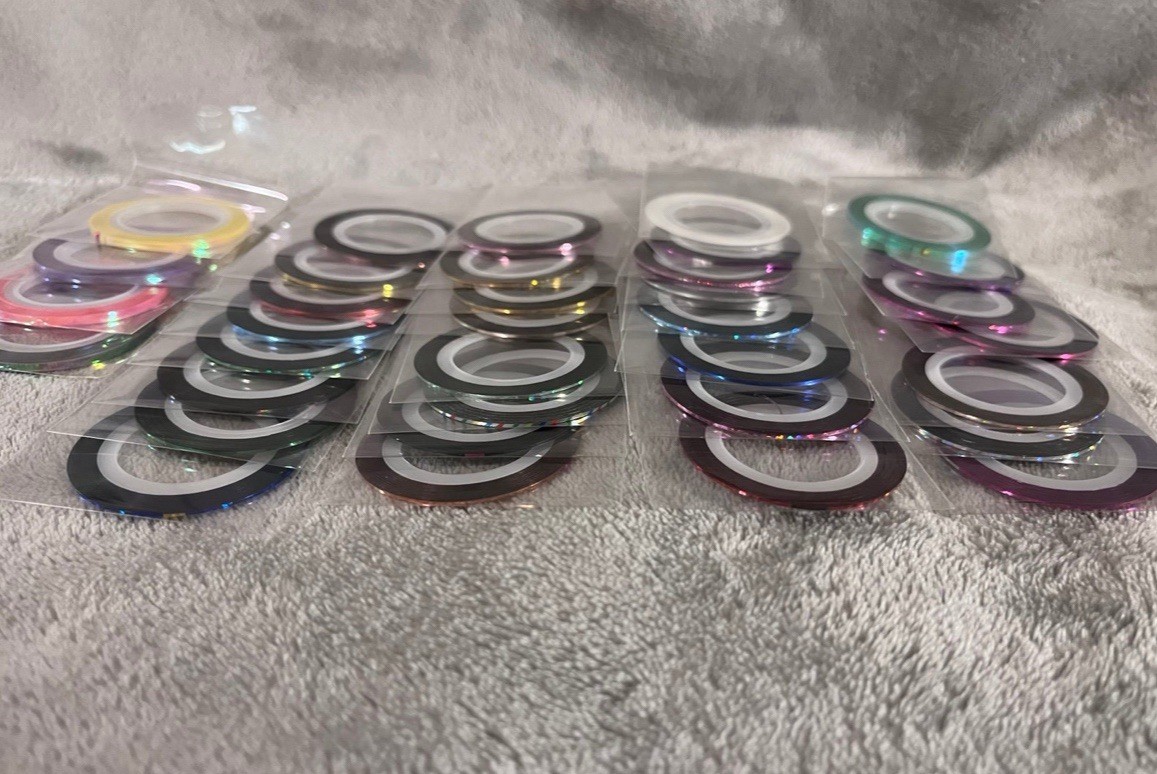 Nail Art Striping Tapes-Colorful DIY Magic!