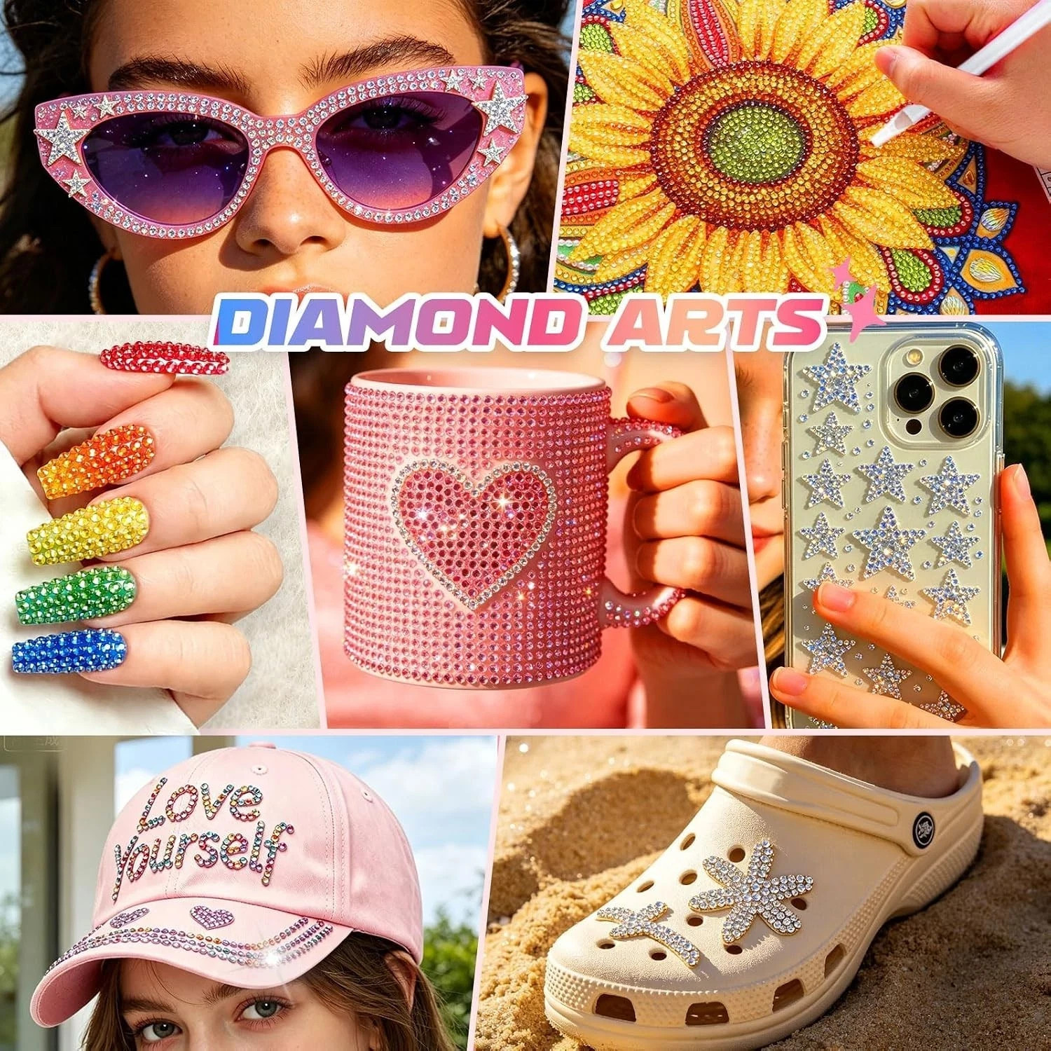 Bedazzling Kit 40 Colors Bedazzler Kit with Rhinestones Resin Jelly 40000 PCS