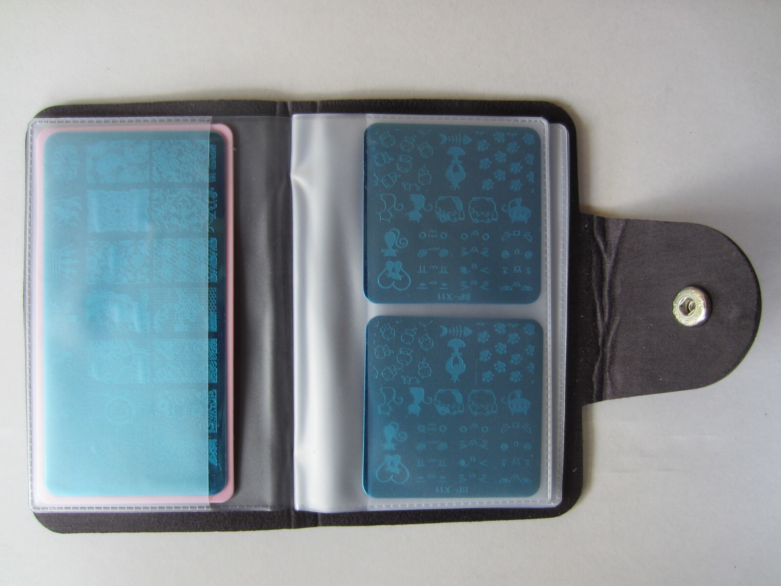 Manicure Nail Art Stamping Plate Stencil Organizer Holder Case Album