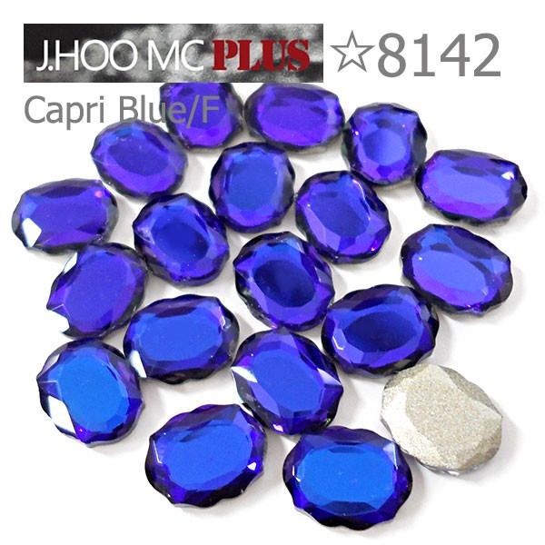 J.HOO Crystal 8142 Baroque Mirror V-Cut Fancy Rhinestones 10x8mm Nail Art (8pcs)