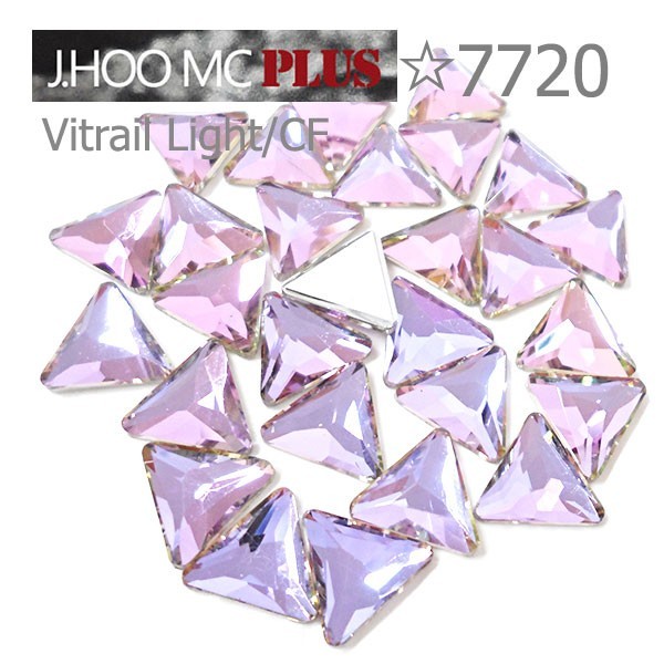 J.HOO Crystal 7720 Cosmic Flat Back Rhinestones 7.5mm Nail Art (10pcs)