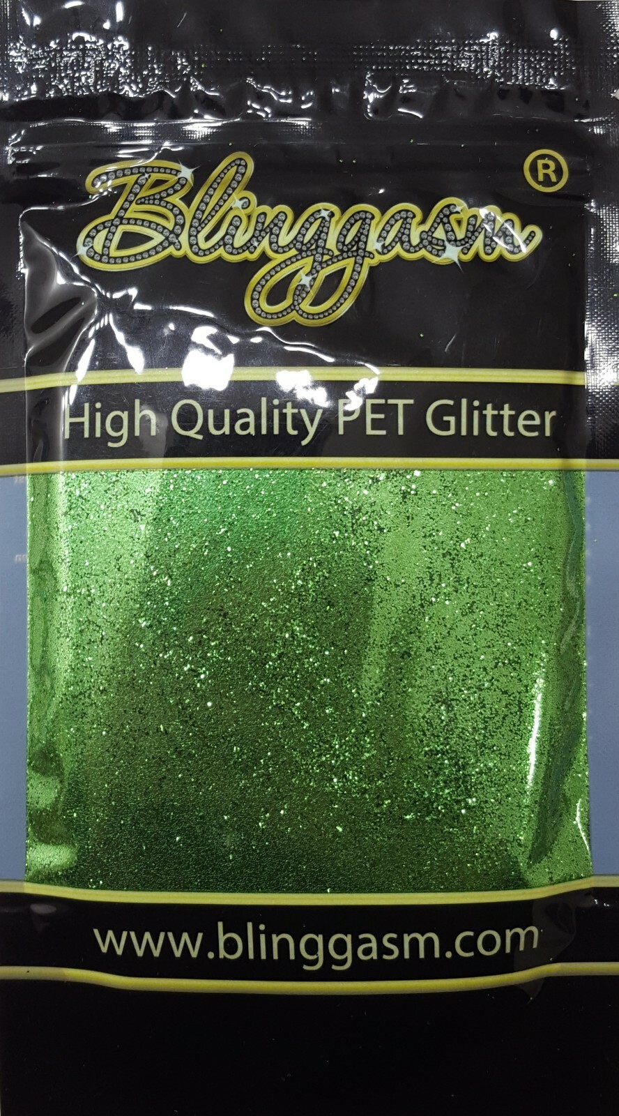 METALLIC SOLVENT RESISTANT GLITTER 3.5 OZ BY WEIGHT #32 B0609A CRYSTAL GREEN