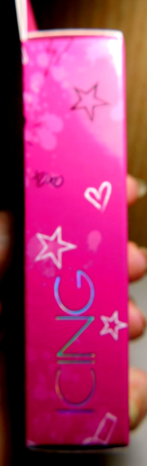 CBI Distributing Corp~Icing 24 Faux Nails Vegan BH.AN Pink & White Hearts&Flames