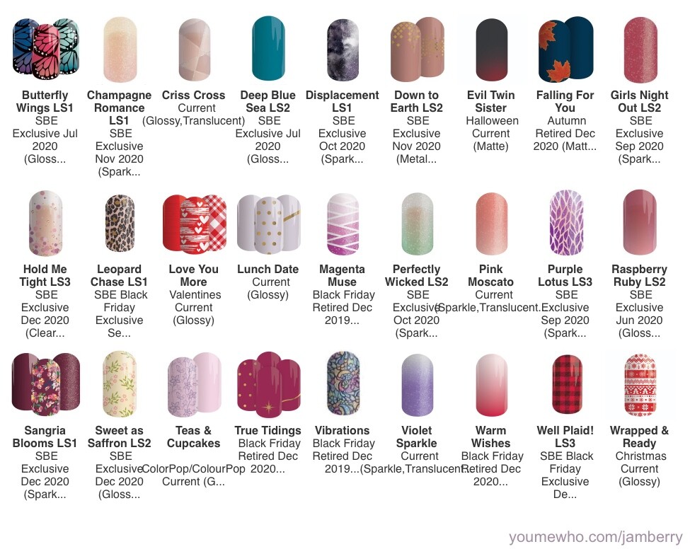 Jamberry Nail Lacquer Strips – Free Shipping – You Choose!