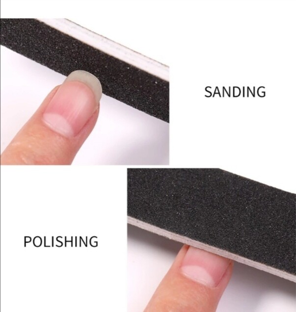 Double Sided black Sandpaper nail file Manicure /Pedicure nail care 240 /180