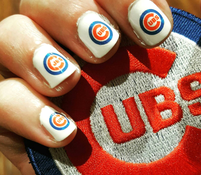 Chicago Cubs Nail Art Stickers Transfers Decals Set of 56 – A1333