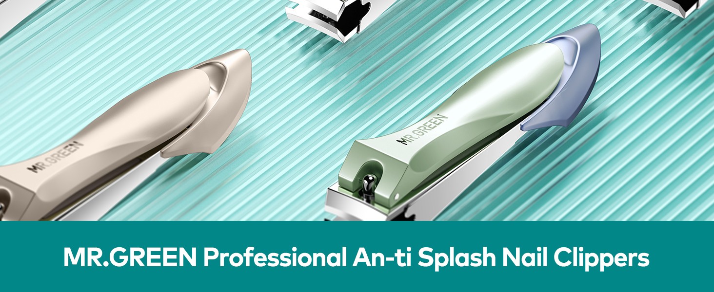 Nail Clippers with Nail File,Anti Splash Nail Clipper Set for