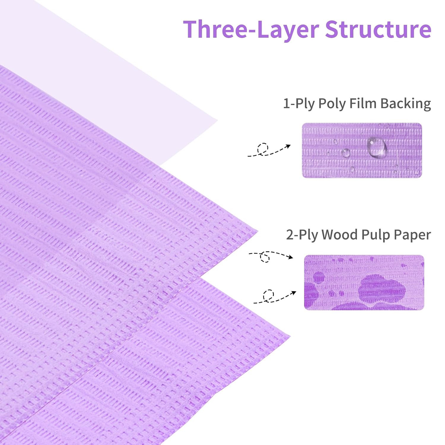 50pcs Disposable Nail Mats Foldable Nail Paper Towels for Table Acrylic Nail Pra