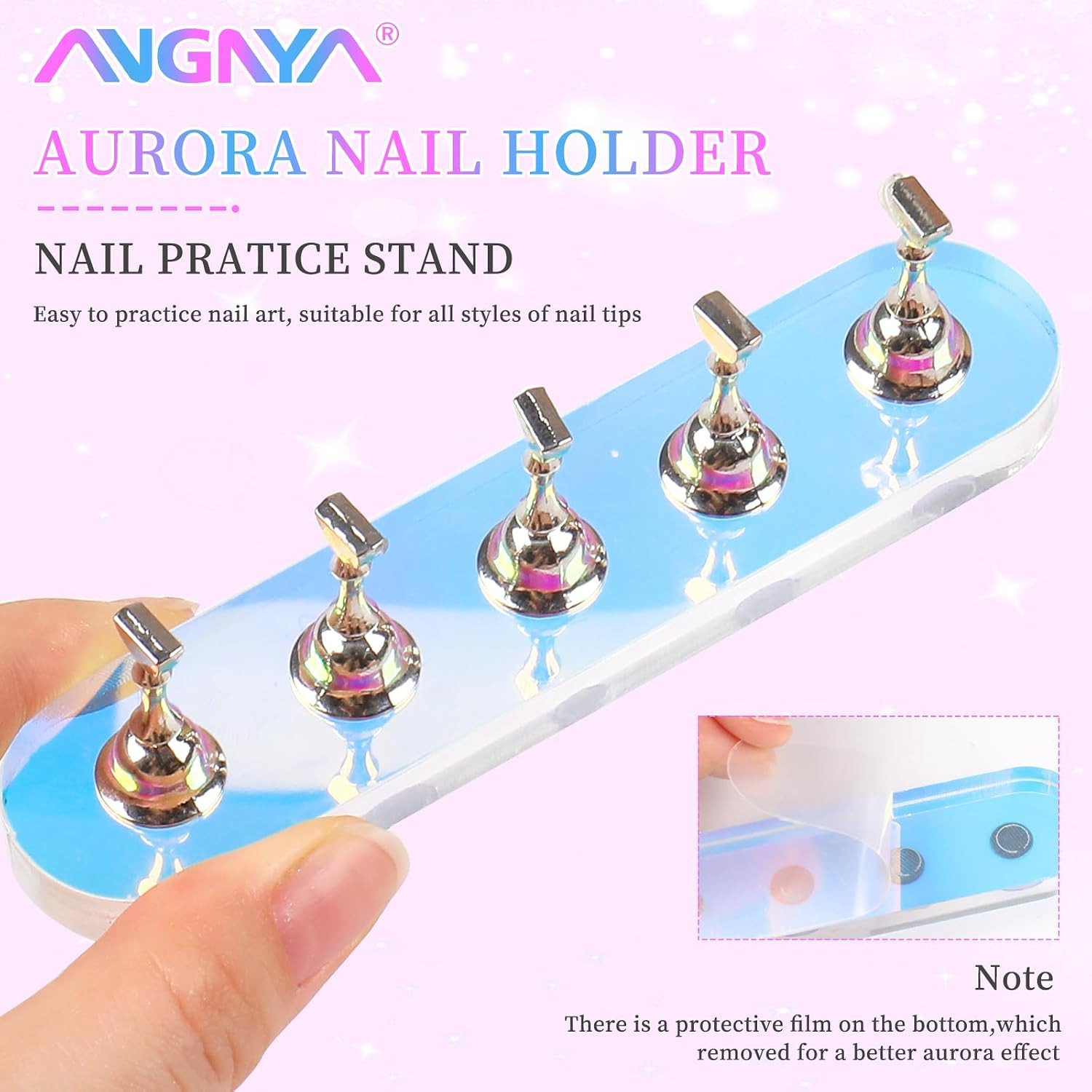 Nail Stands for Press Ons Fake Nail Holder for Painting Nails Art | 2 Sets, 96Pc