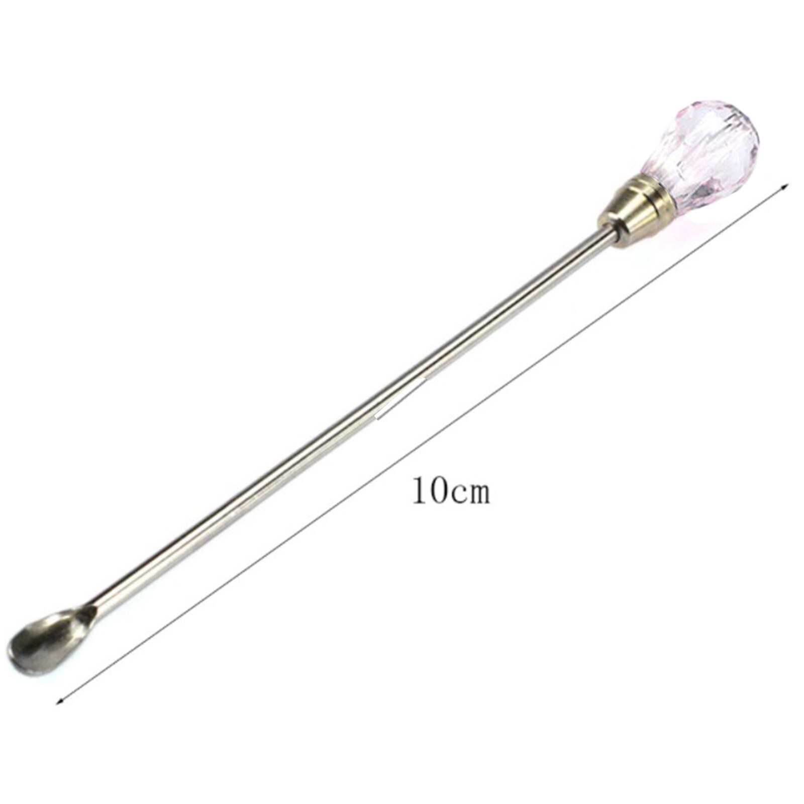 3pcs Gel Acrylic Glitter Powder Mixing Nail Art Stirring Rod Spoon Spatula