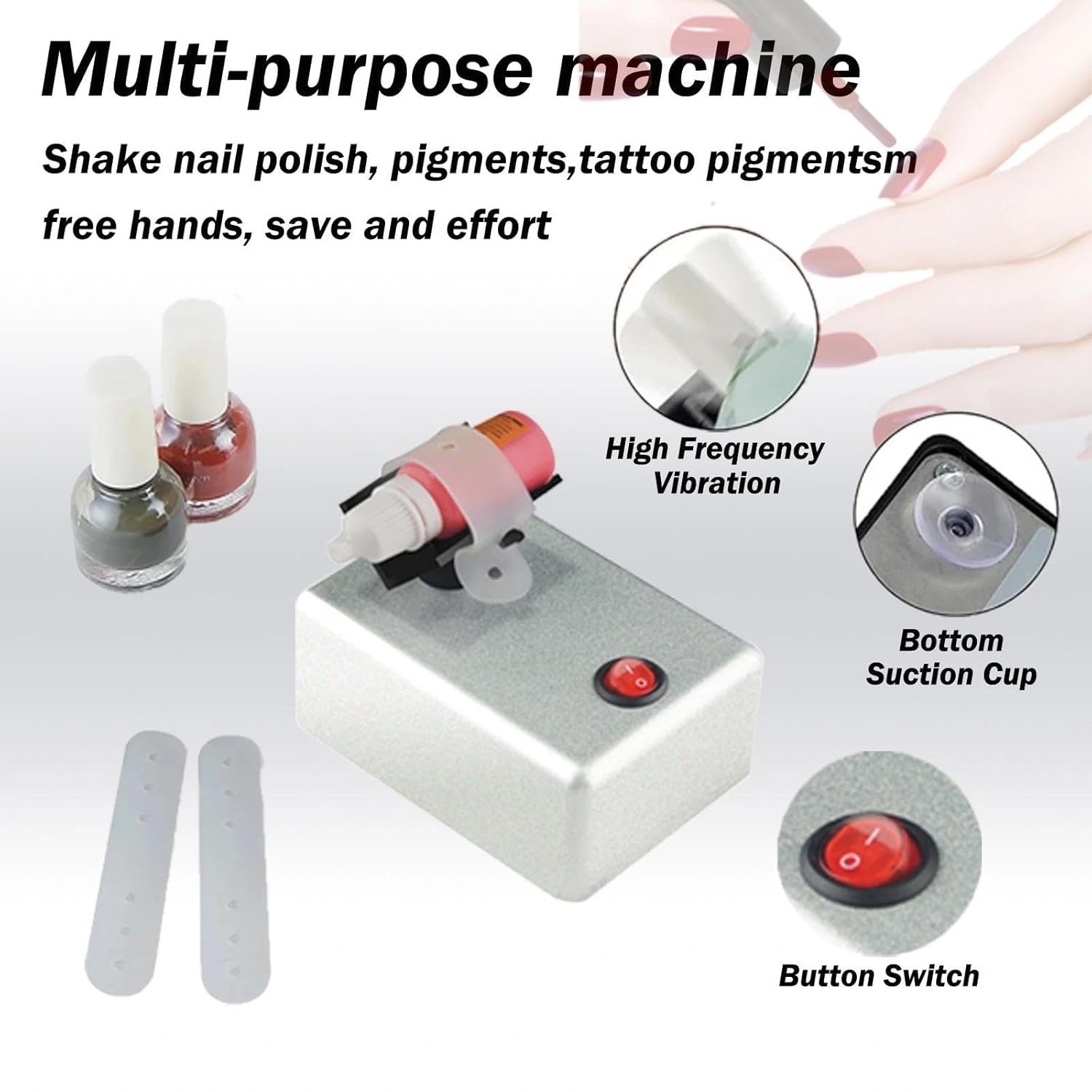 Paint Shaker Nail Lacquer MixerGlue Machine Model Paints Evenly Tools for Art…