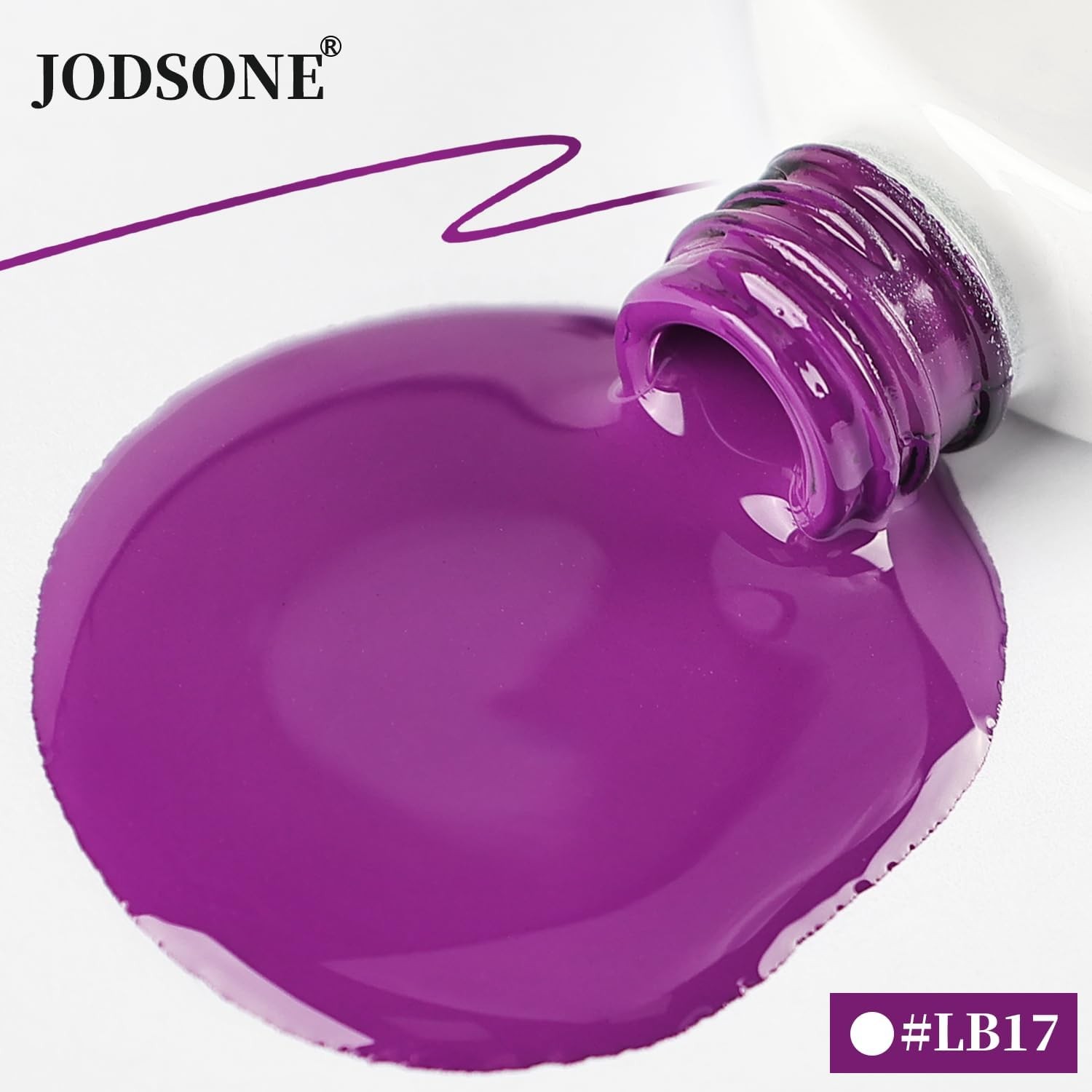 Dark Purple Swirl Nail Art Liner Gel Polish,10ml Classic Color 3D Nail Art Pe…