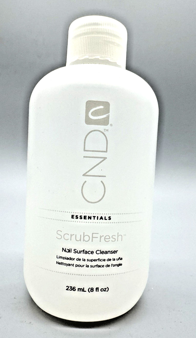 CND Essentials ScrubFresh Nail Surface Cleanser Long-Lasting – 8 oz NWOB