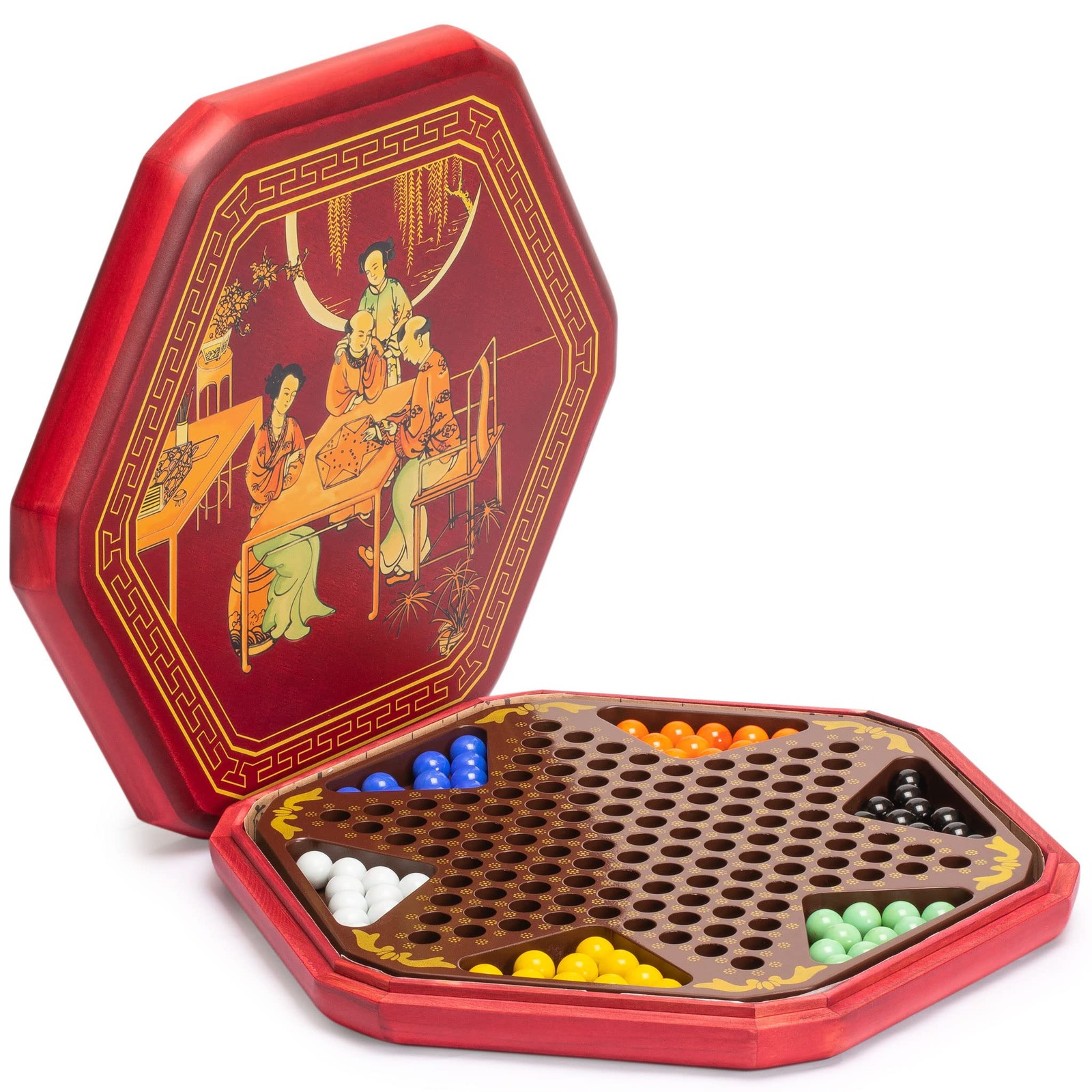 Yellow Mountain Imports Classic 12.6 x 11.5 x 0.9 inches, Multi-colored