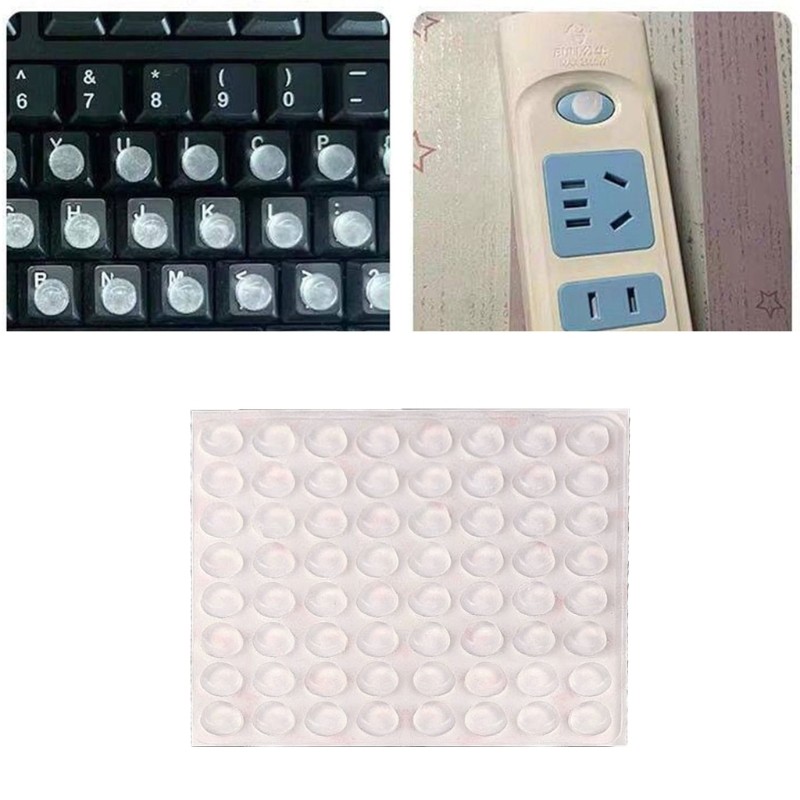 Transparents Silicone Keycaps 3D Sticker For Typing Comfort And Nail Protections