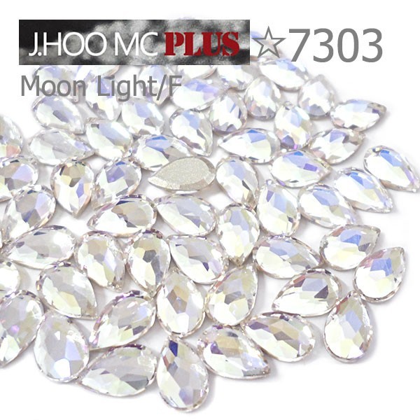 J.HOO Crystal 7303 Pear Flat Back Rhinestones 8×5mm Nail Art (10pcs)