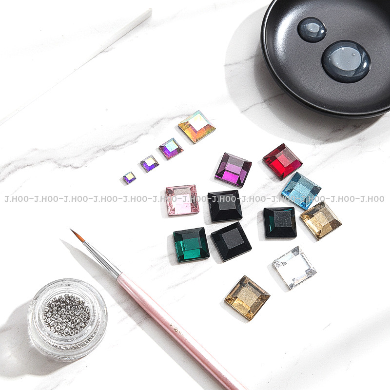 Swarovski 2400 Square Flat Back 6mm(10pcs)