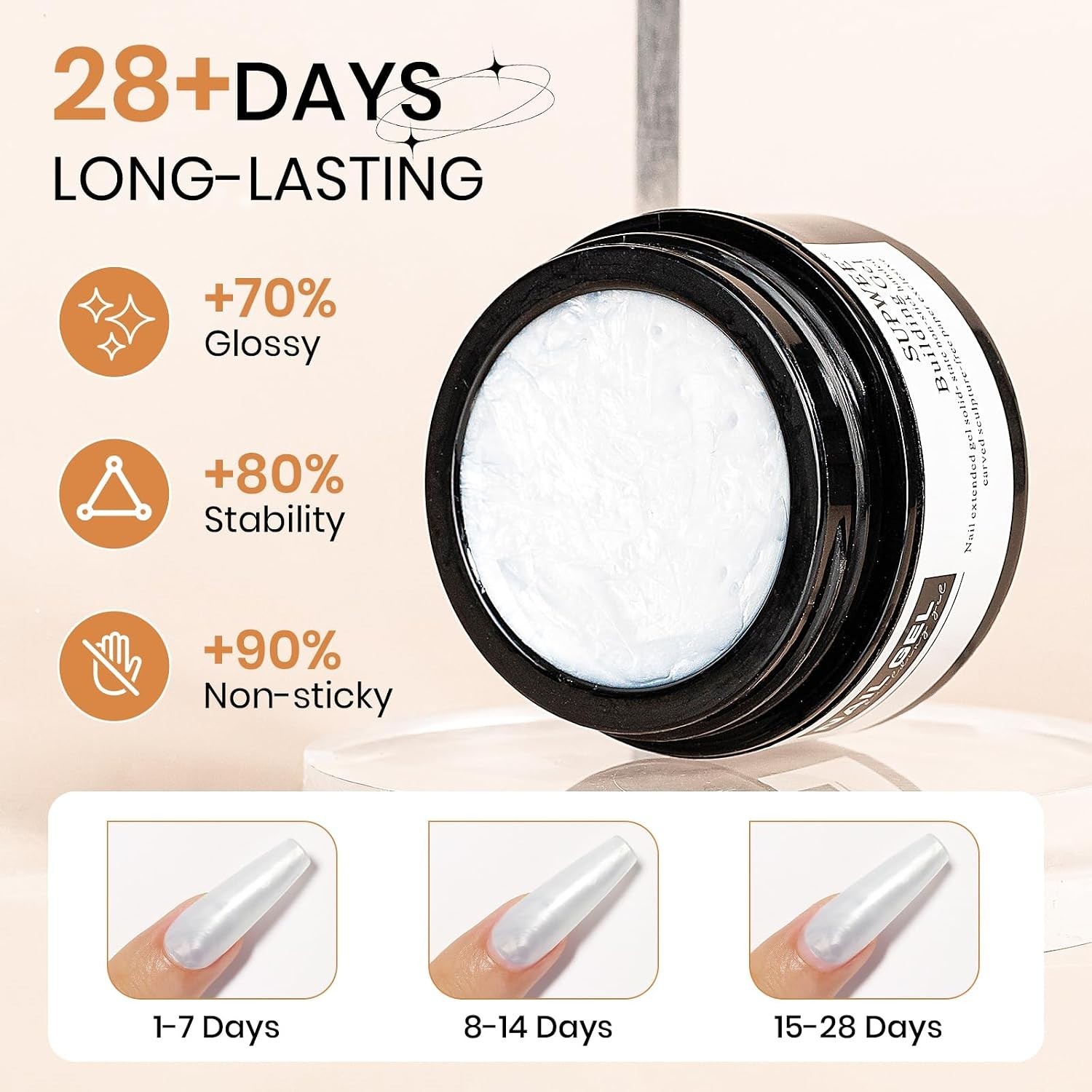 Solid Builder Gel for Nail Extensions