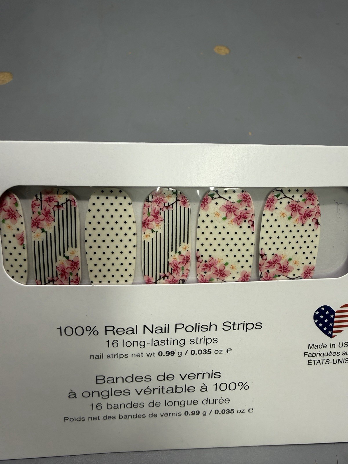 Color Street Nail Polish Strips Lot Of 6 Sealed Floral Pink Purple Black NEW
