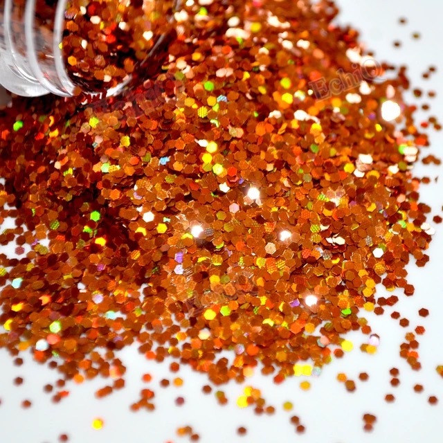 1mm HOLOGRAOHIC GLITTER FLAKES Sequins Paillette Sparkly Nail Art Hexagon 3D DIY