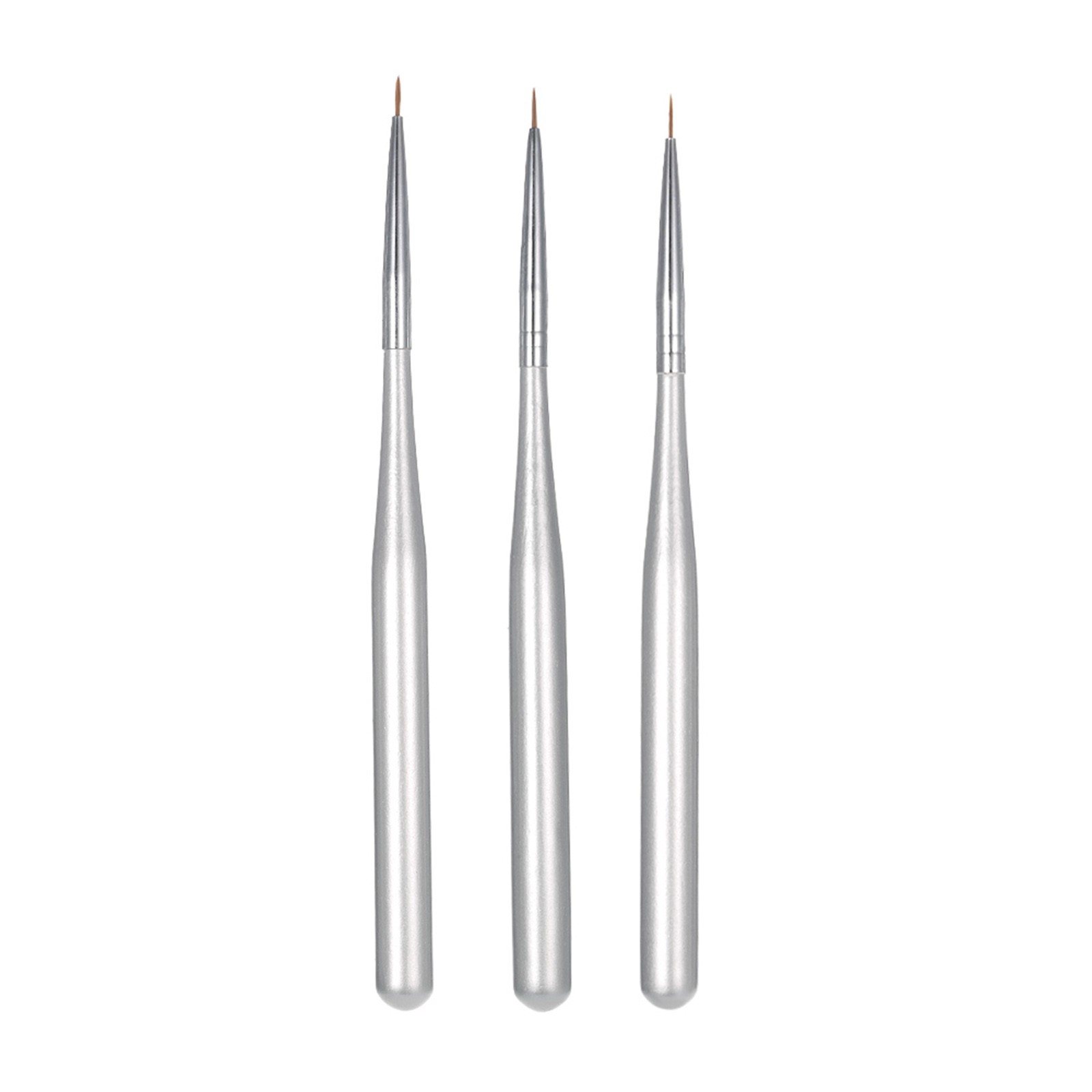 3pcs/set Professional Acrylic Nail Art Brush Set Nal Art Painting Brushes AVRP