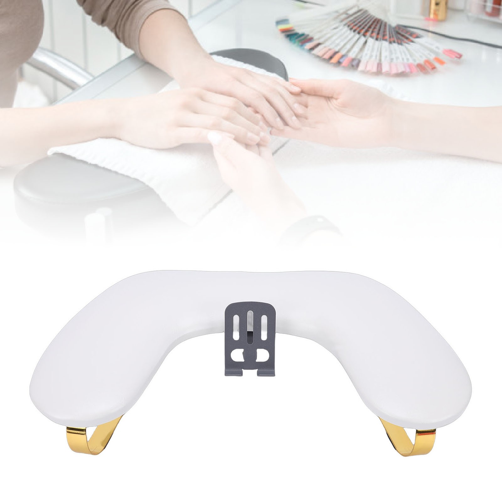 Nail Arm Rest With Phone Holder Ergonomic Support For Nail Technicians Excellent
