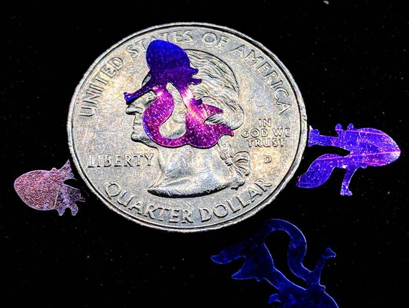 MERMAID Glitter Shape •U Choose~Nail Art•Slime•Face•Festival•Body-Art
