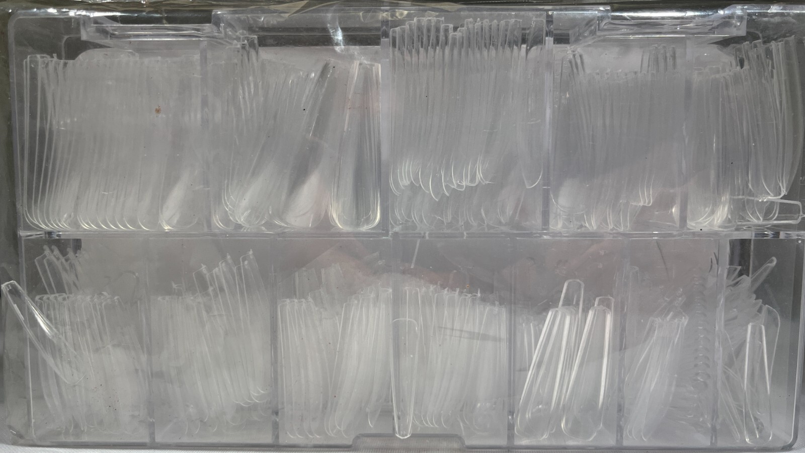 (AS IS) Dream Nails SOFT Gel Tips Xtra Long Coffin, 360 PCS / 12 SIZES