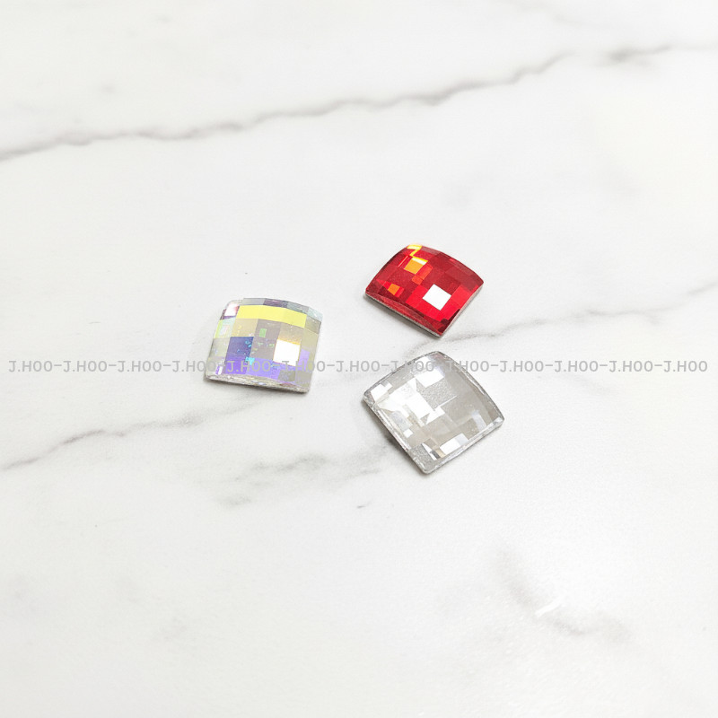 Swarovski 2493 Chessboard Flat Back Crystal 8mm 10mm 12mm 20mm
