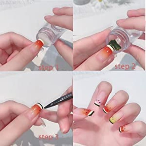 Complete 5-Piece Nail Stamping Set: Plates, Stamper & Scraper for DIY Designs